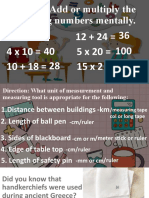 Grade 4 Perimeter of Square