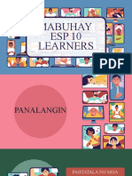 Mabuhay ESP 10 Learners