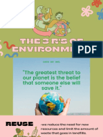 The 3R's of The Environment