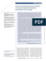 Hypertonic Saline Use in Neurocritical Care For Treating Cerebral Edema: A Review of Optimal Formulation, Dosing, Safety, Administration and Storage