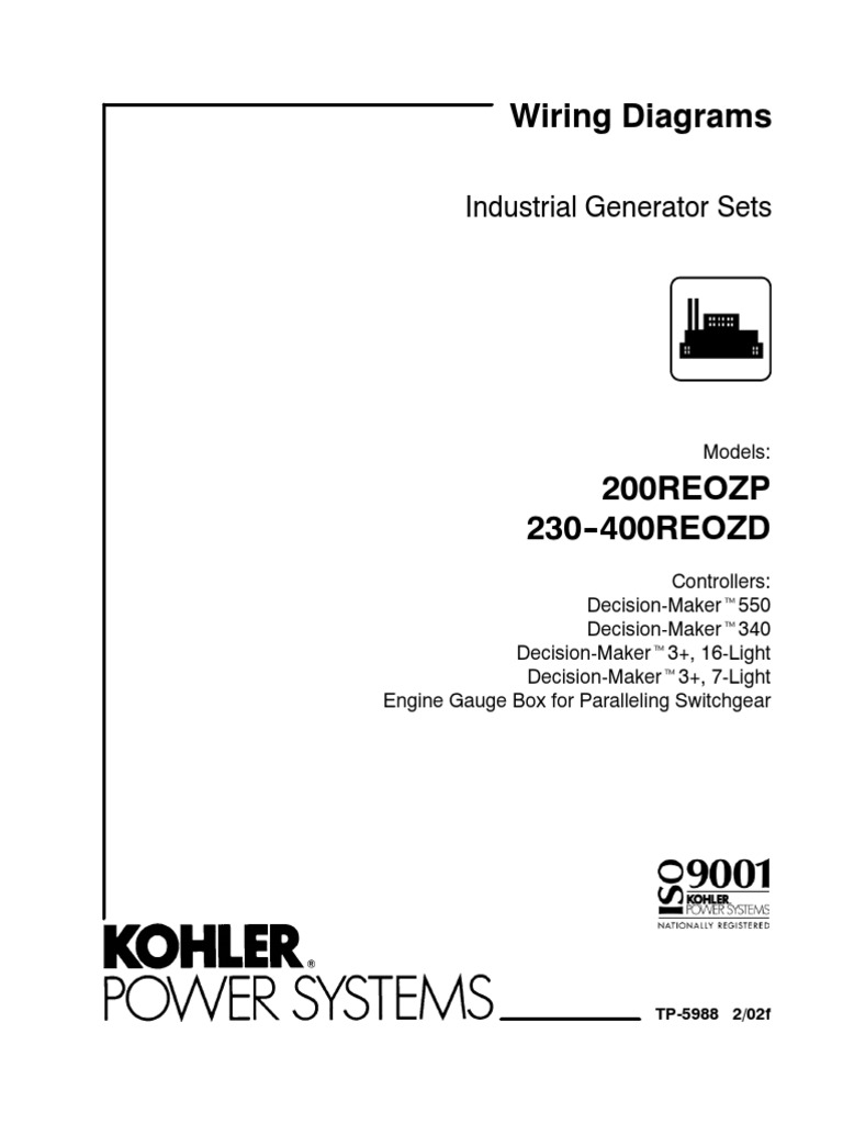 350REOZD Wiring Diagram | PDF | Electric Generator | Electric Power