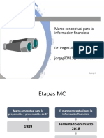 Marco Conceptual para La Información Financiera: by Jorge Gil