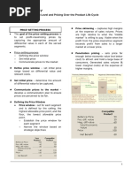 Pricing Strategy: Midterm Examination