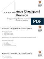 0893 Science Checkpoint Revision: Every Learning Objective and Success Criteria Explained Visually