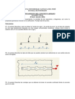 Examen Final - Concreto Avanzado - 2022 1