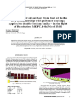 Calculation of Oil Outflow From Oil Fuel Tank