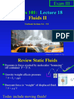 Physics 101: Fluids II