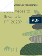 Lista de Artículos PFJ 2023