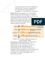 Consecuencias del uso de energía fósil: agotamiento, dependencia y contaminación