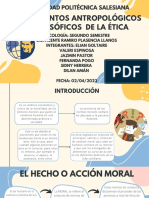 Fundamentos Antropológicos Y Filosóficos de La Ética: Universidad Politécnica Salesiana