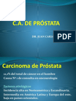 C.A. de Próstata: Dr. Juan Carlos Peralta