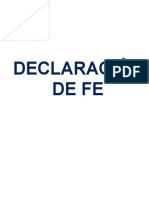 Declaración de Fe Idec y Principios Practicos - Doctrinales - Idec