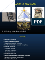 Trituracion O Chancado.: DR.M.SC - Ing. Julio Tremolada P