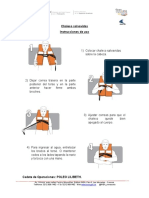 Instrucciones para usar chaleco salvavidas