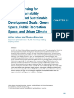 Remote Sensing For Urban Sustainability Research and Sustainable Development Goals: Green Space, Public Recreation Space, and Urban Climate