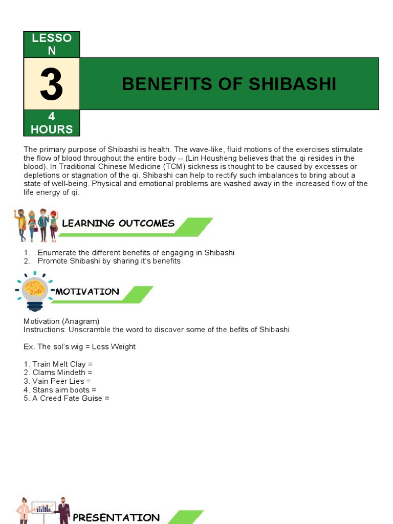 Benefits of Shibashi Lesso N PDF