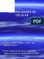 Generalidades de Celulas