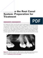 Access To The Root Canal System: Preparation For Treatment: Endodontic Radiography