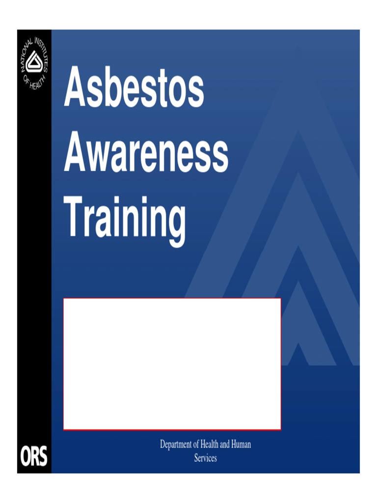 Asbestos Awareness Download Free Pdf Asbestos Occupational Safety