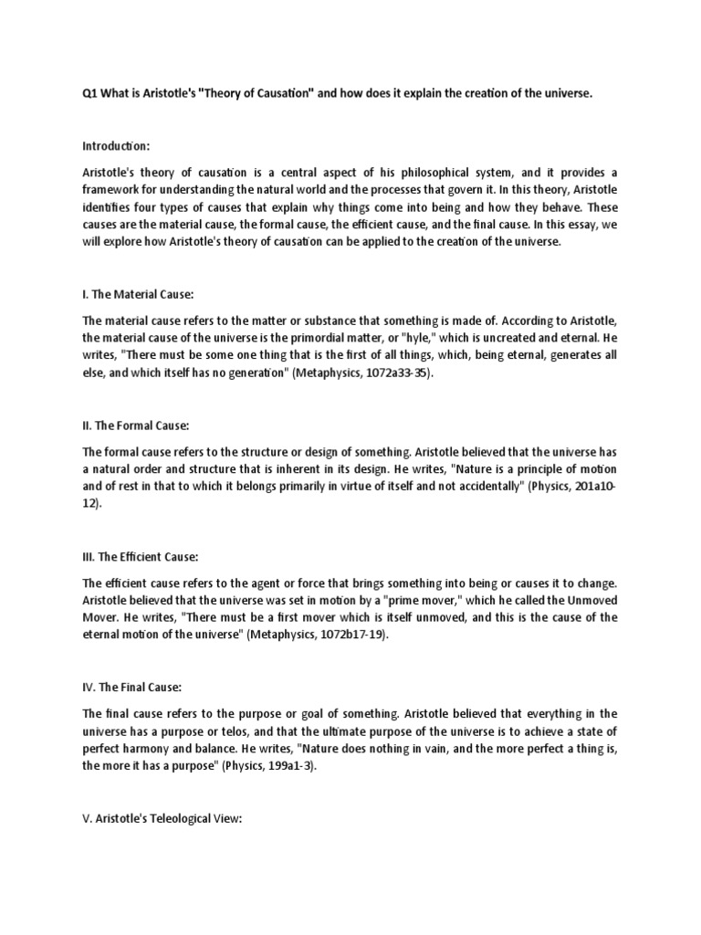 Q1 What Is Aristotle Pdf Logic Epistemology