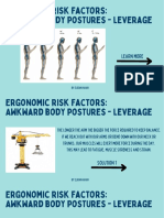 Ergonomic Risk Factors - Awkward Posture - Leverage