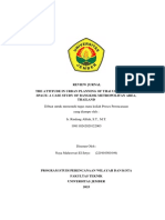 Review Jurnal The Attitude in Urban Planning of Thai Urban Public Space: A Case Study of Bangkok Metropolitan Area, Thailand