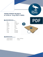 Papelografo Blanco 61 X 86 CM - 56 GR (PQT X 500H) : Características