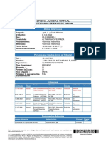 Oficina Judicial Virtual: Certificado de Envío de Causa