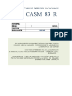 CASM 83 R 2002: Inventario de Intereses Vocacionales Y Ocupacionales