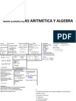 Matematicas Aritmetica Y Algebra