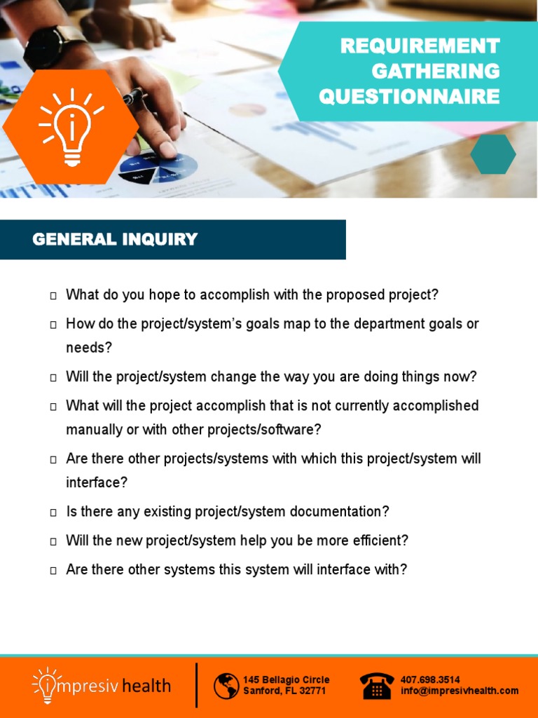 Crm Software Requirements Gathering Questionnaire – RRWXQU