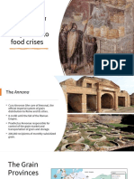 The Annona and Roman Responses To Food Crises