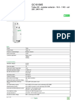 GC1610M5 modular contactor data sheet