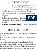 Decision Theory