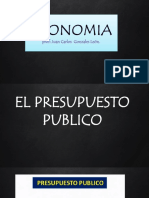 El Presupuesto Publico 2