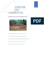 Unidades de Manejo Ambiental: Metodologia para Escribir Etapa 1