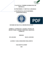 Universidad Nacional Toribio Rodriguez de Mendoza Facultad de Ingeniería Y Ciencias Agrarias Escuela Profesional de Ingeniería Agroindustrial