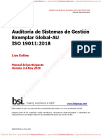 Auditoría de Sistemas de Gestión Exemplar Global-AU ISO 19011:2018