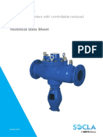 Backflow Preventers With Controllable Reduced Pressure Zone: Technical Data Sheet