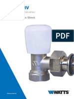 Serie TRV: Válvulas Termostatizables Technical Data Sheet