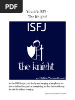 You Are ISFJ - The Knight!