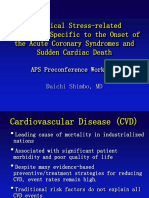 Biological Stress-Related Mechanisms Specific To The Onset of The Acute Coronary Syndromes and Sudden Cardiac Death