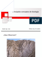 Introducción Al Curso Ing de Minas Minería - Principales Conceptos de Geología