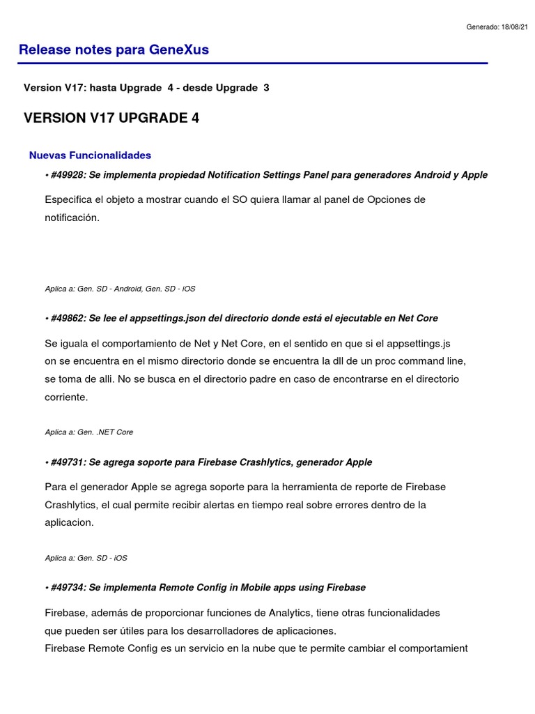 ReleaseNote v17 | PDF | Transport Layer Security | Java (lenguaje de ...