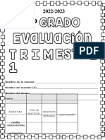 1o EXAMEN TRIMESTRE I 2022 2023