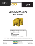 Service Manual: H200 Tail Winch