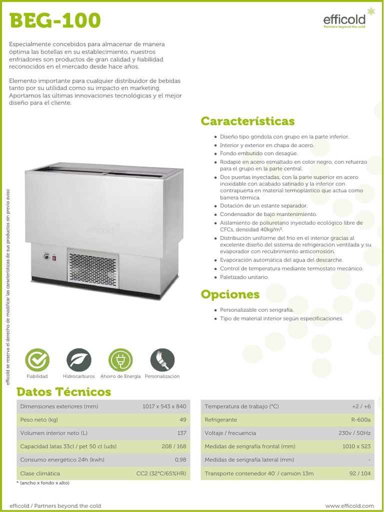 BEG-100 - efficold | PDF