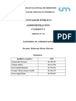 Actividades de Administración