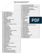 Terminología Técnica Ig 409 Ingeniería Sanitaria Ii Ingeniería Civil. Primer Parcial. Enero 2023