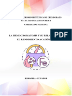 La Hemocromatosis Y Su Relación Con El Rendimiento Académico